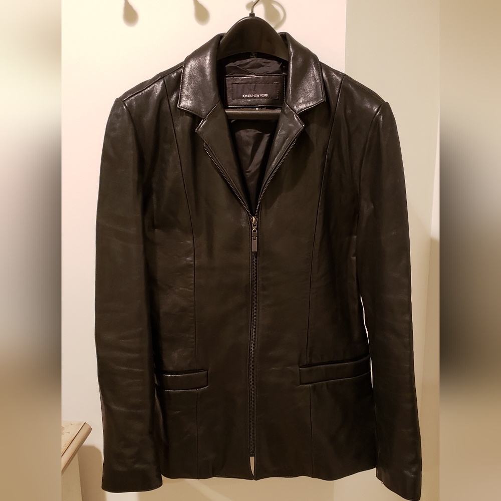 Jones New York Leather Jacket